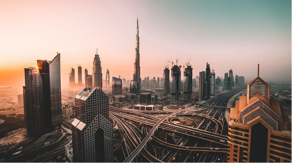 Modern city